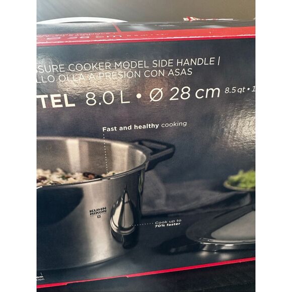 Kuhn Rikon Stainless 8 qt Duromatic Family Style Stockpot pressure cooker - Picture 9 of 9